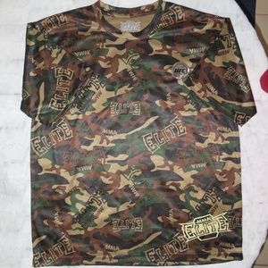 MMA ELITE MENS CAMOUFLAGE SHIRT - SZ LARGE